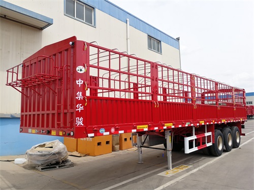 直梁倉柵半掛車
