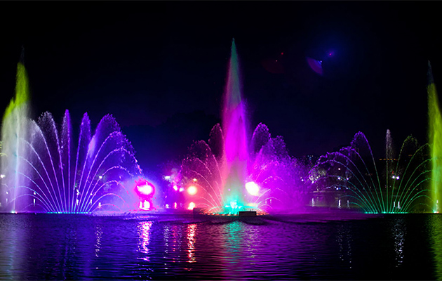云南腾冲大型音乐喷泉