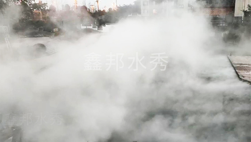 人工喷雾的创意应用，打造虚无缥缈的诗意空间