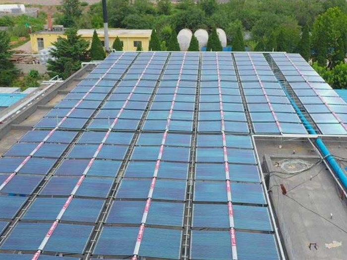 空气能辅助太阳能热水安装工程