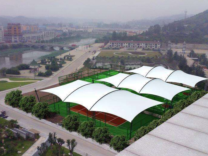 四川膜结构网球场设计