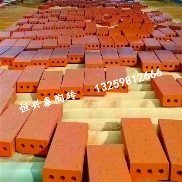 甘肃红色带孔陶砖生产