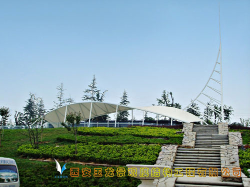 西安高新永陽公園景觀膜結構工程