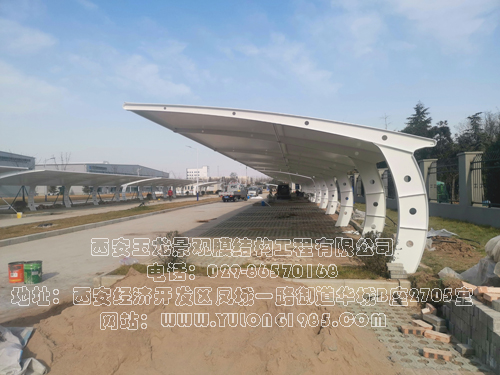 超导线材膜结构车棚项目