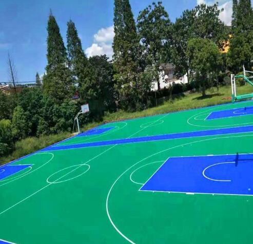 陕西塑胶篮球场