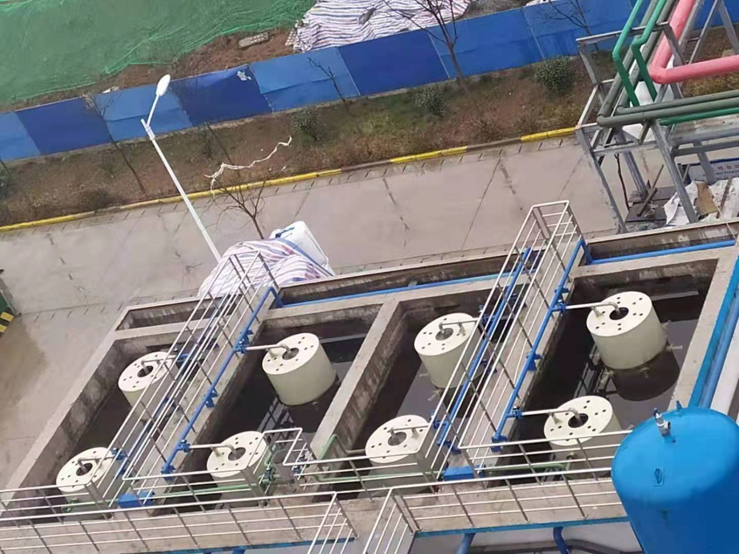 蒲城海泰污水厂内循环曝气生物滤池运行工况