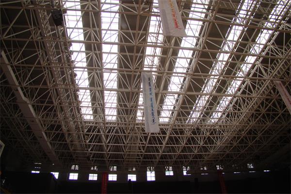 內蒙古體育場館內部結構安裝施工