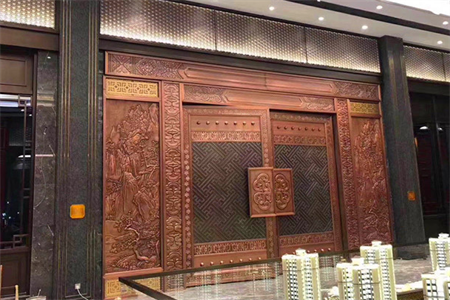 不锈钢屏风大门
