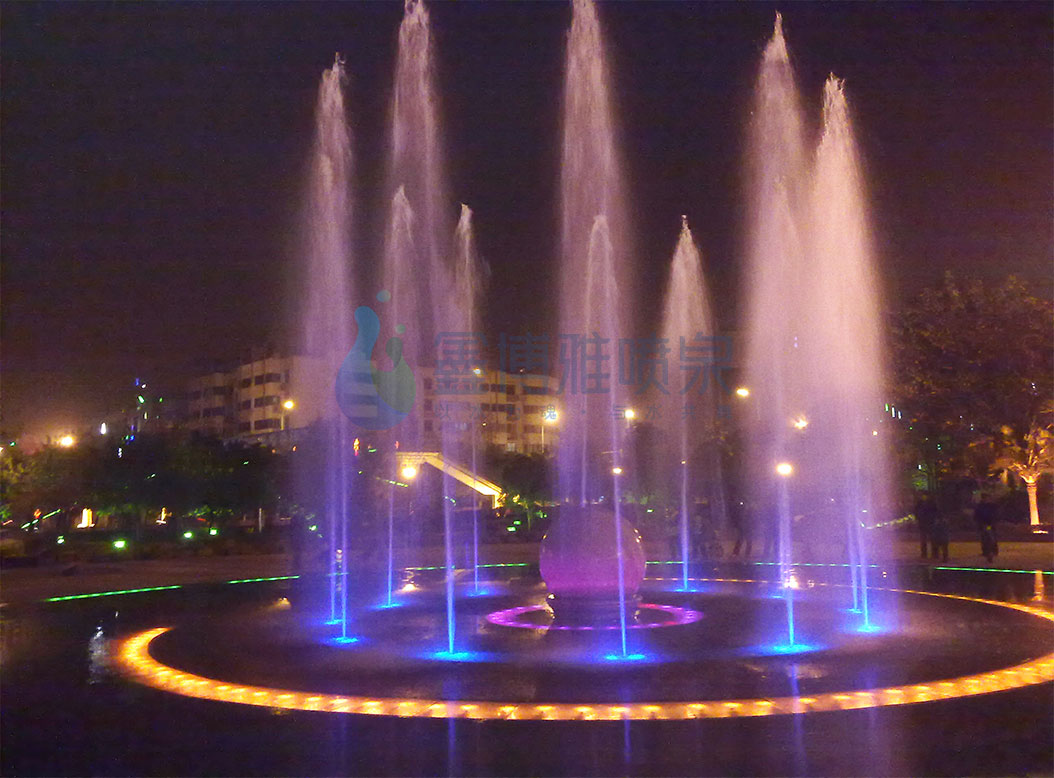 成都双流人民广场喷泉项目