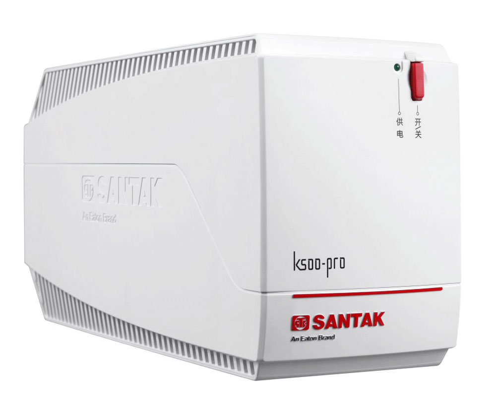 山特K500 UPS不间断电源500VA/300W家用办公电脑静音备用稳压电源