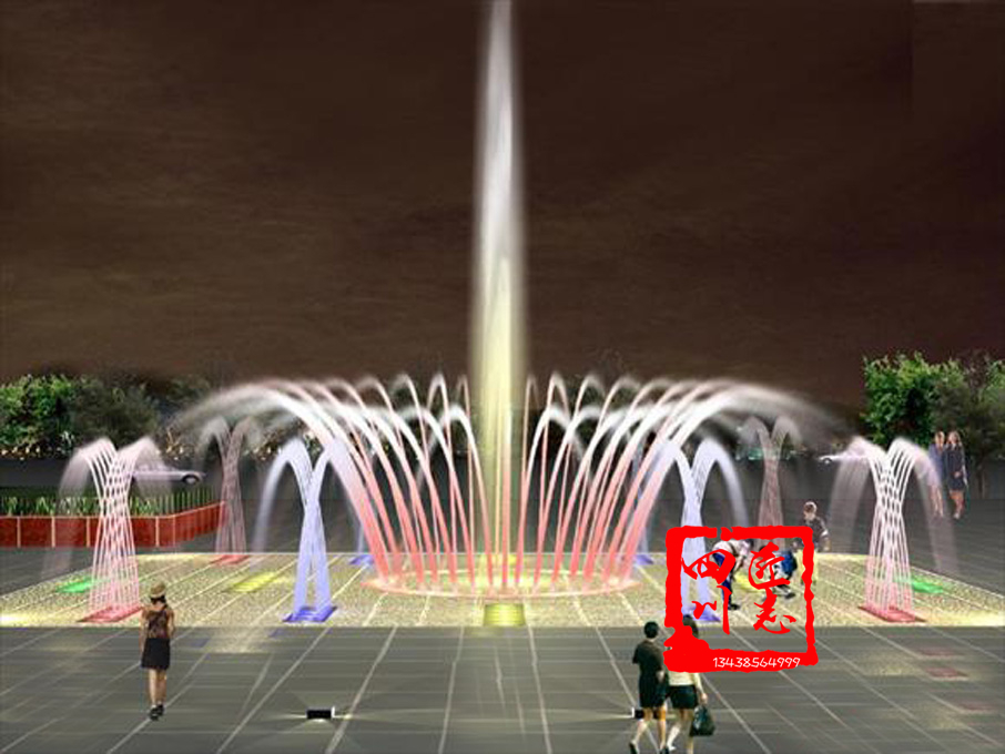 西安音乐喷泉设计