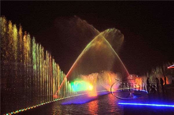 水池音乐喷泉
