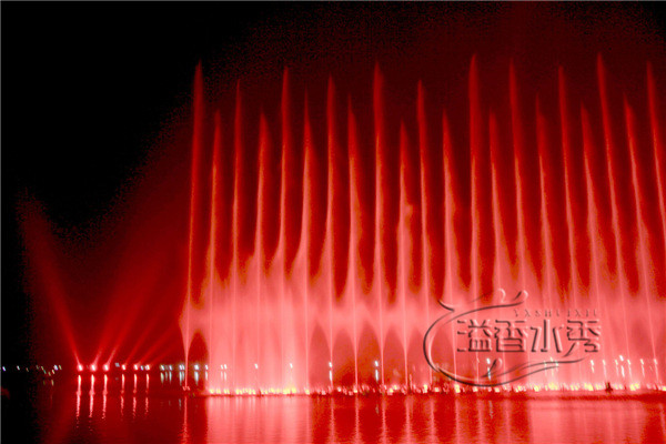 郑州湖面大型音乐喷泉