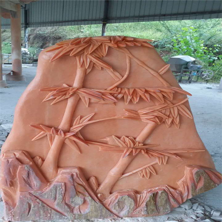 南召县园林石雕批发 以自然为美，用于园林绿化带中