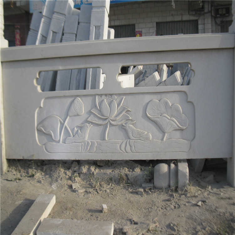 郑州厂家汉白玉大理石别墅阳台栏杆 栏板 为营造和谐健康家园