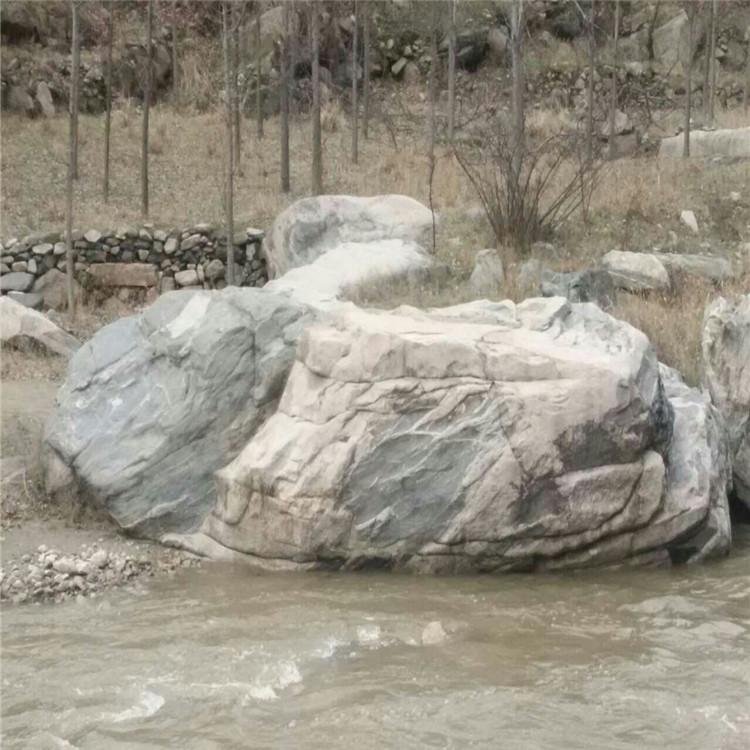 河冲石 假山石平面