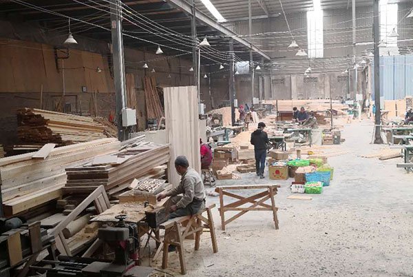 成都中式木门生产厂区基地