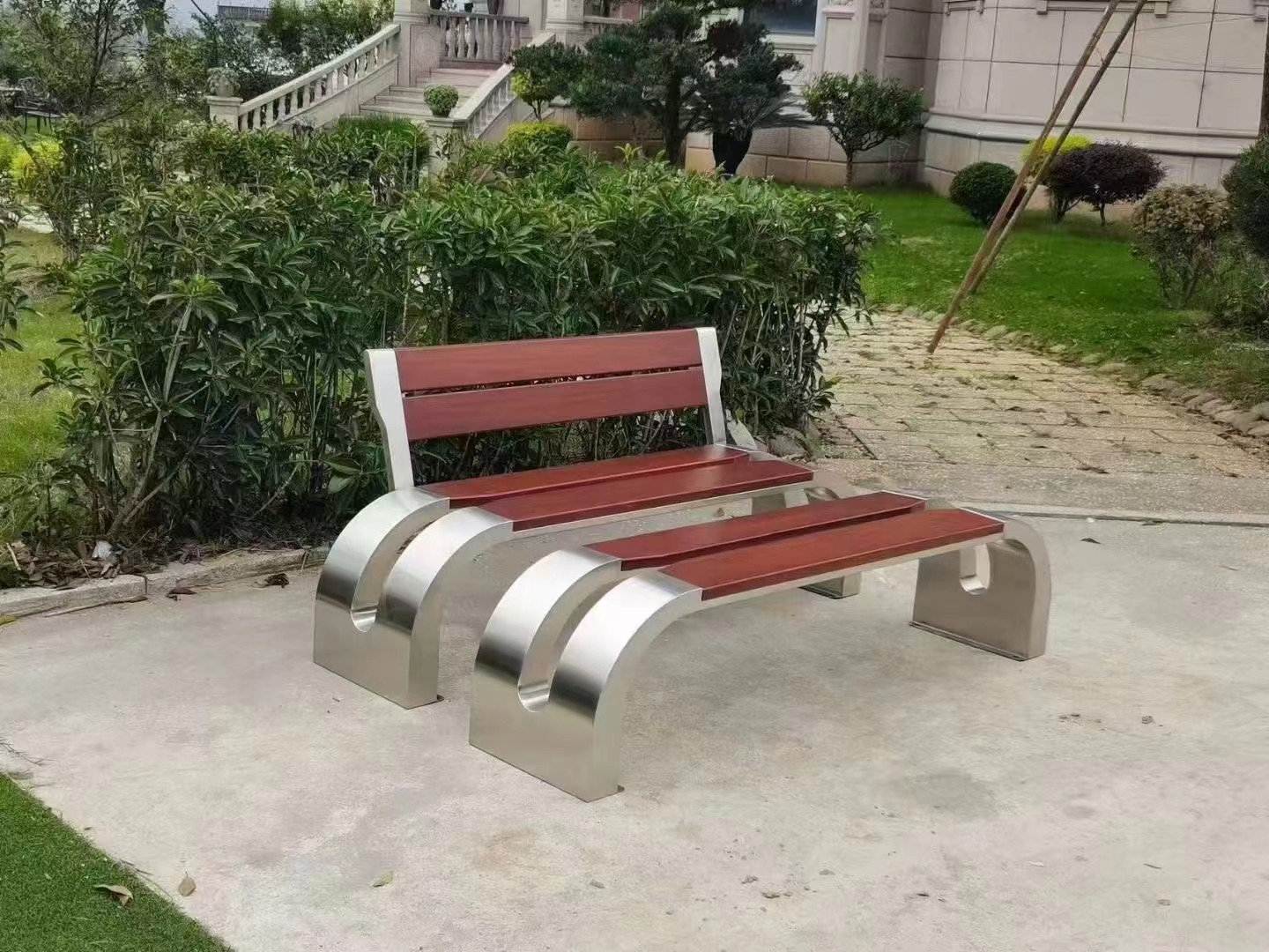 成都不锈钢公园椅
