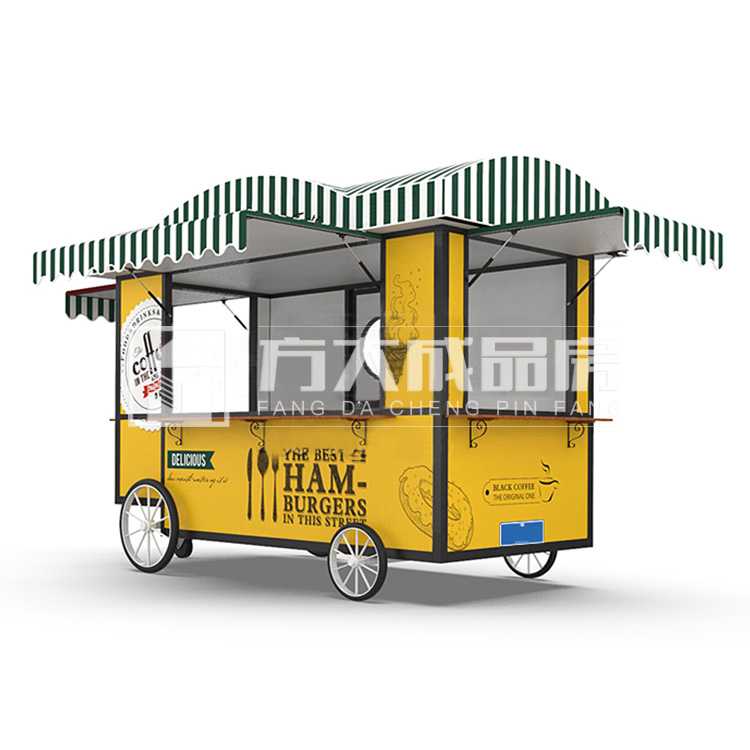 乐山移动咖啡饮品售卖美食餐车现货促销
