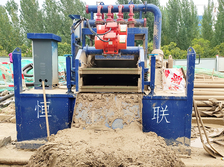 非开挖HMC系列泥浆净化装置现场使用