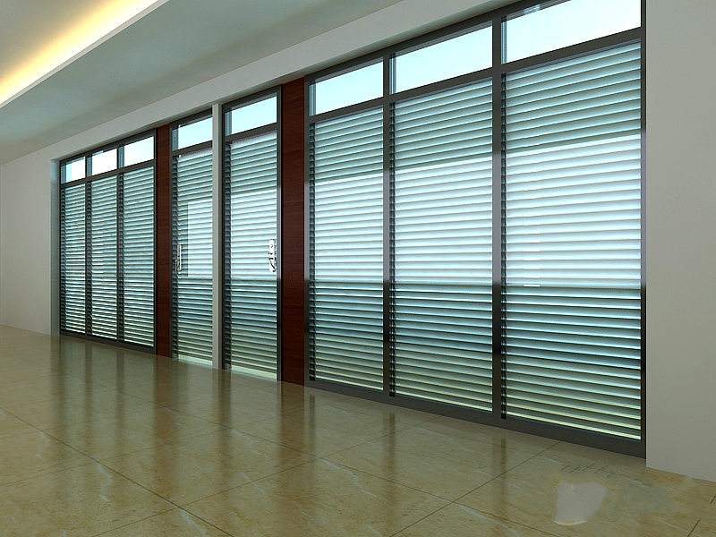 如何利用办公室玻璃隔断墙给自己隐私空间