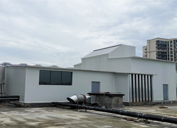 四川冷却塔降噪施工成功案例：屋面冷却塔降噪