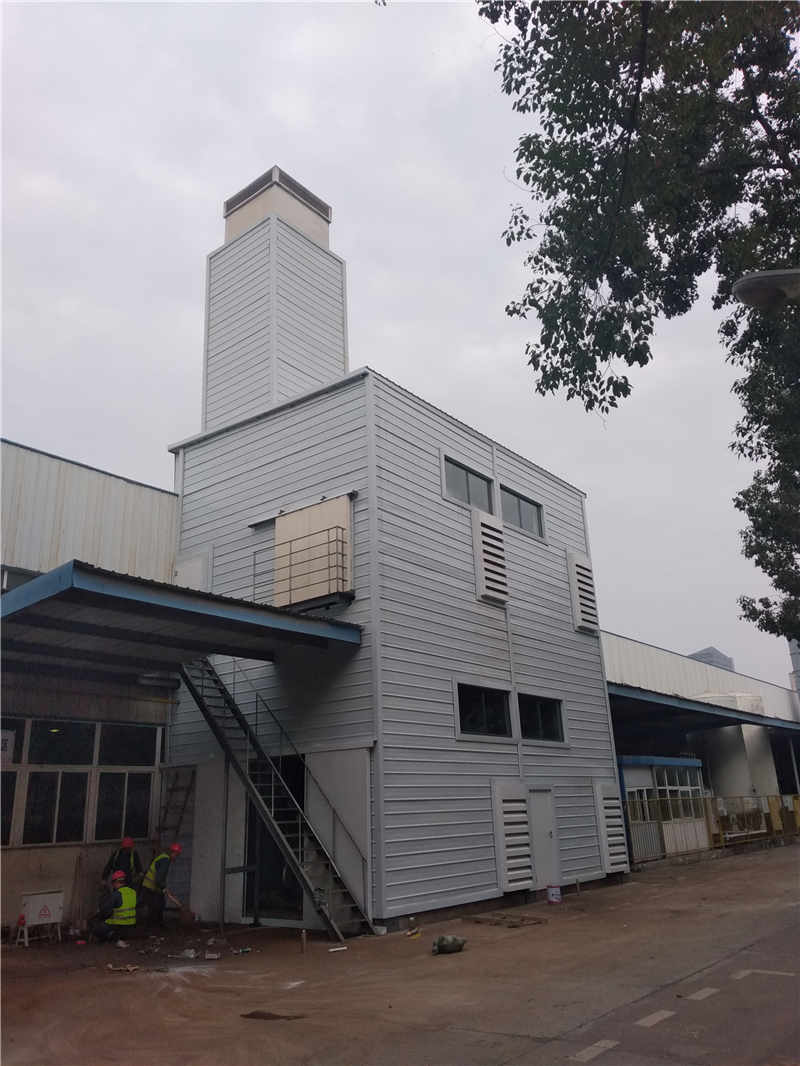 湖北除尘风机复合型隔声罩安装成功案例