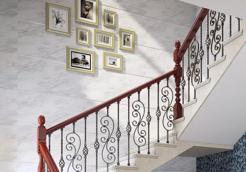 艺术性和观赏性兼备,铁艺楼梯打造不一样的时尚空间美感