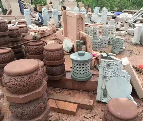 四川红砂石雕刻