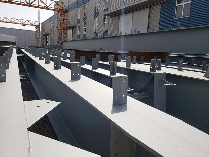 银川钢筋桁架楼承板厂区内部环境展示