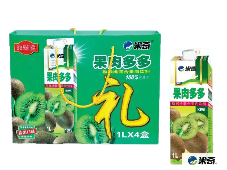 全國果肉多多獼猴桃混合果汁飲料1L