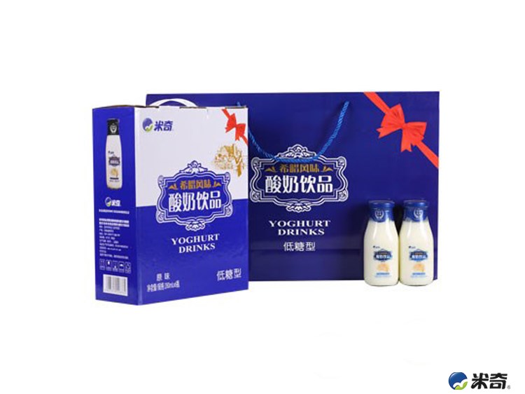 河南米奇希臘酸奶280ml×6瓶×2提（帶手提袋）