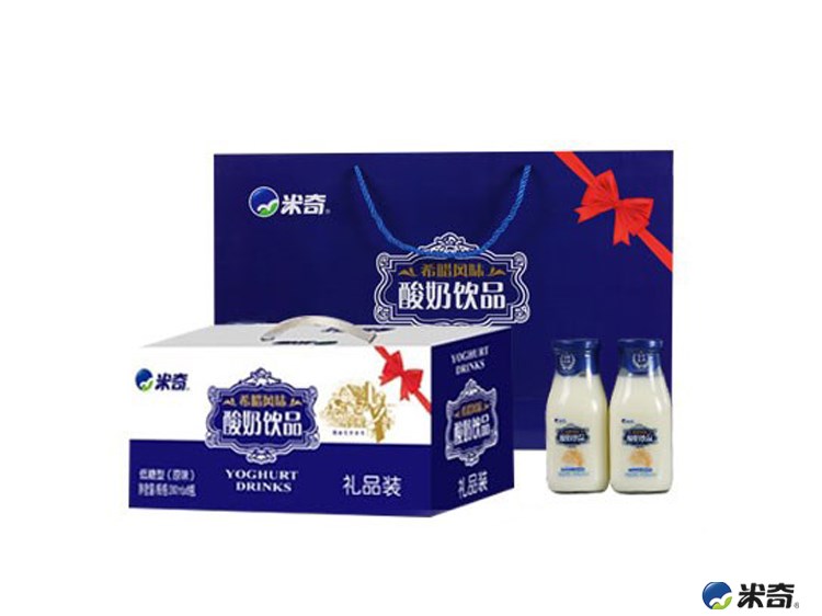 河南米奇酸奶飲品280ml×8瓶（帶手提袋）