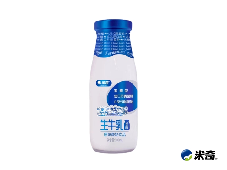 湖南米奇生牛乳发酵原味酸奶300ML