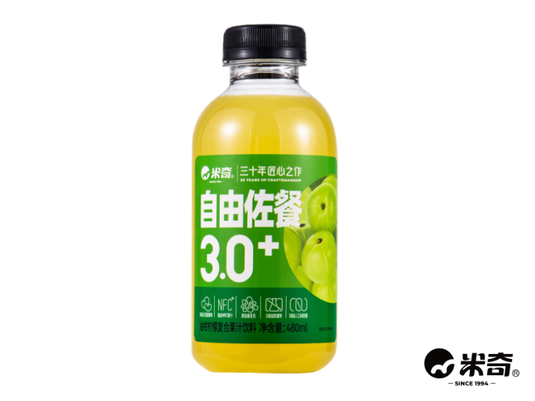 湖南米奇自由佐餐果汁系列480ml