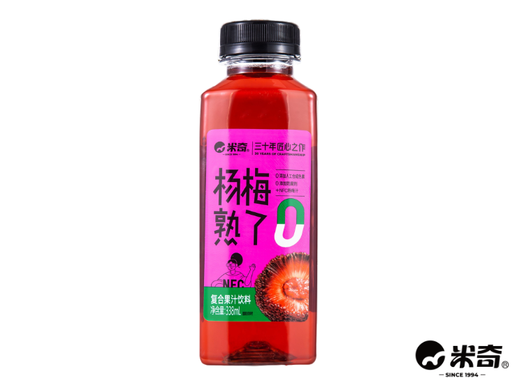 米奇橘子红了复合果汁338ml