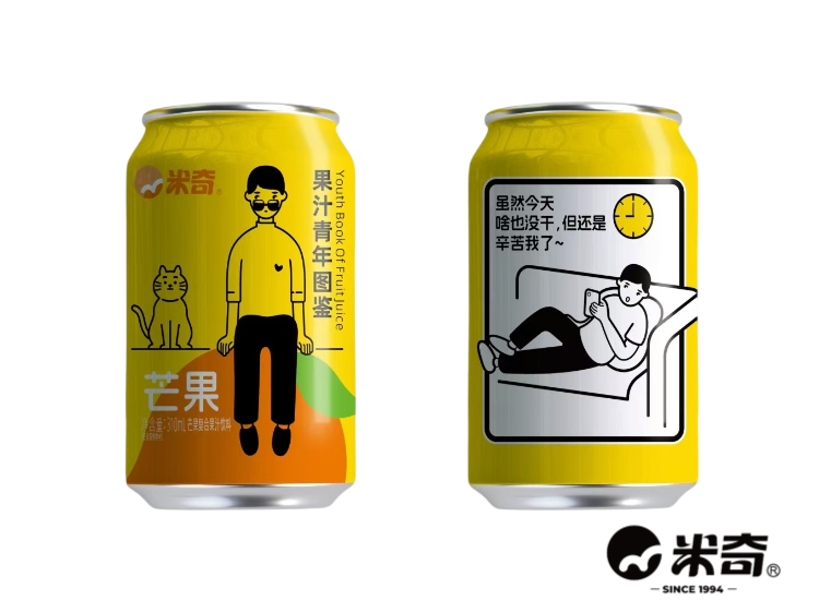 山东米奇果汁青年图鉴复合果汁310ML