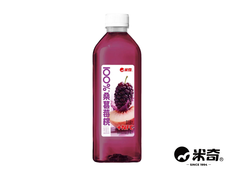 山东米奇100 %红心芭乐青提复合果汁1L