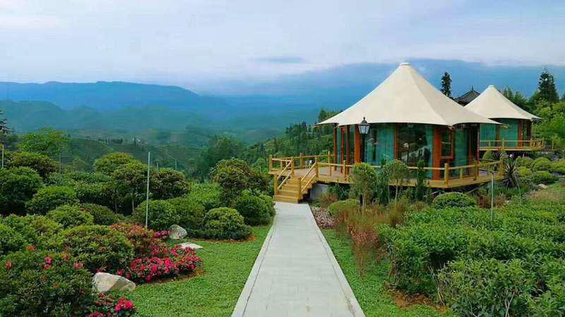 蒙顶山上的帐篷酒店，带给你360°亲近自然的休闲体验！
