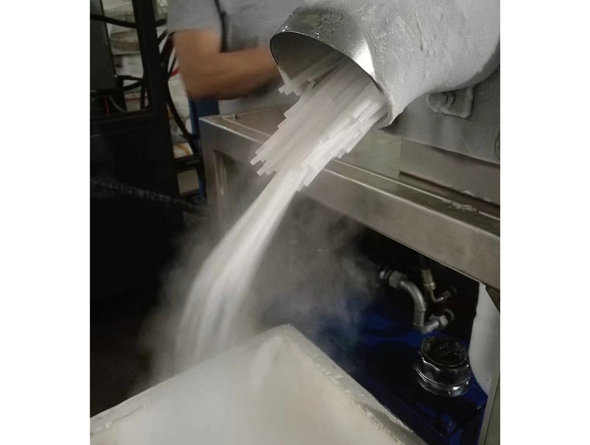 資陽四達干冰機生產的干冰顆粒是如何產生的？