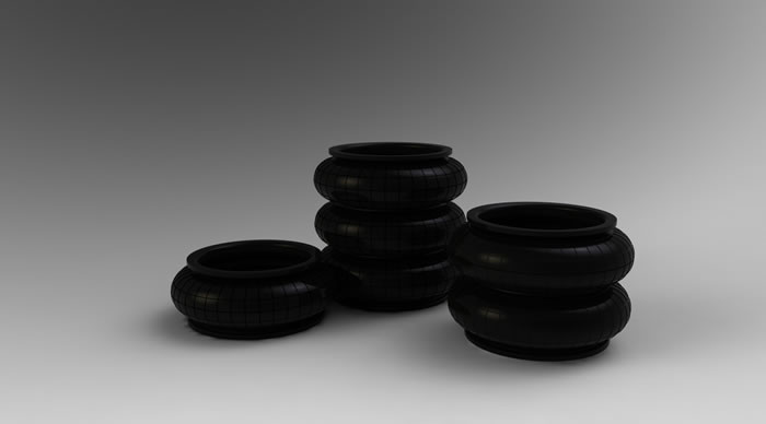 橡膠空氣彈簧應(yīng)用及分類介紹