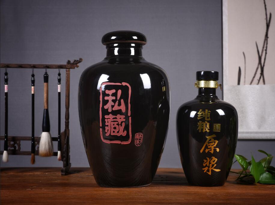 成都土陶酒瓶-纯粮原浆高酒瓶
