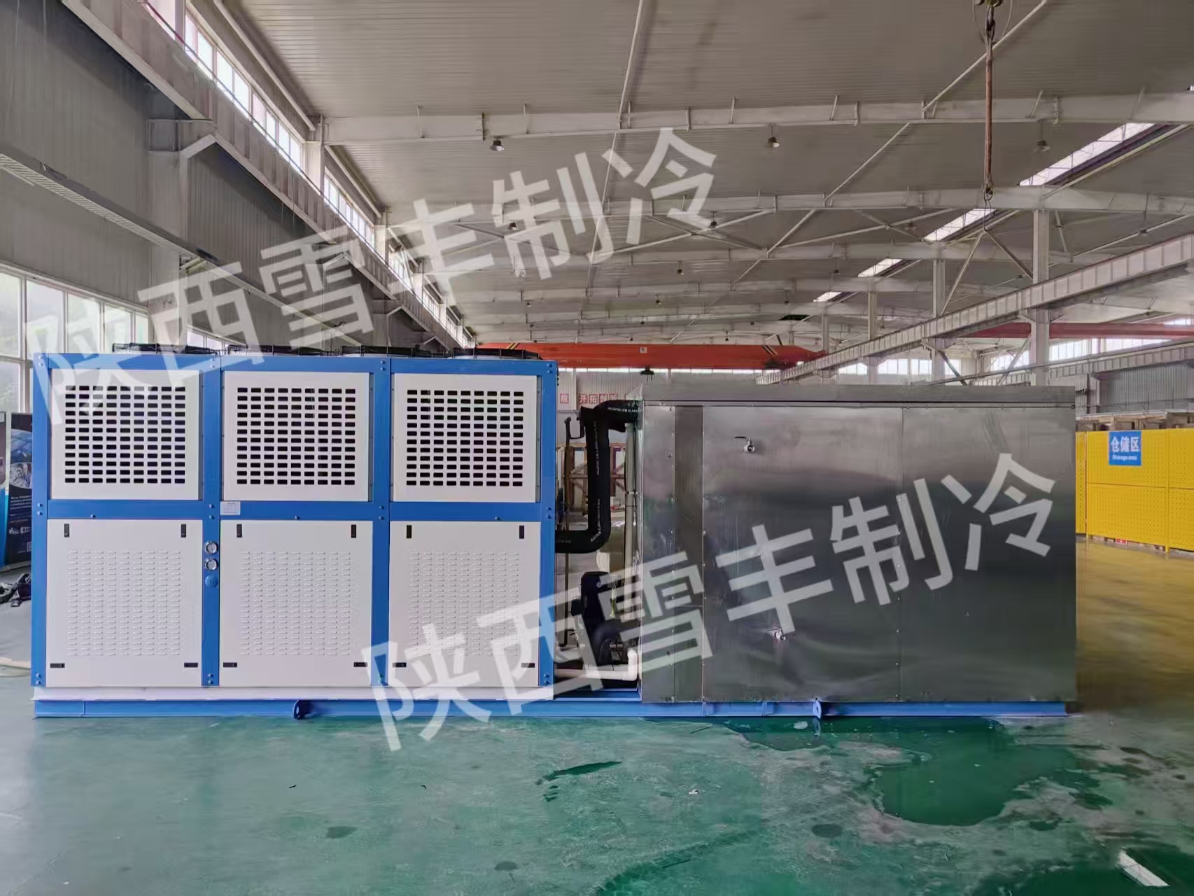 新疆三并聯(lián)渦旋冷水撬塊