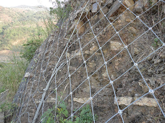 石家庄钢丝绳边坡防护网