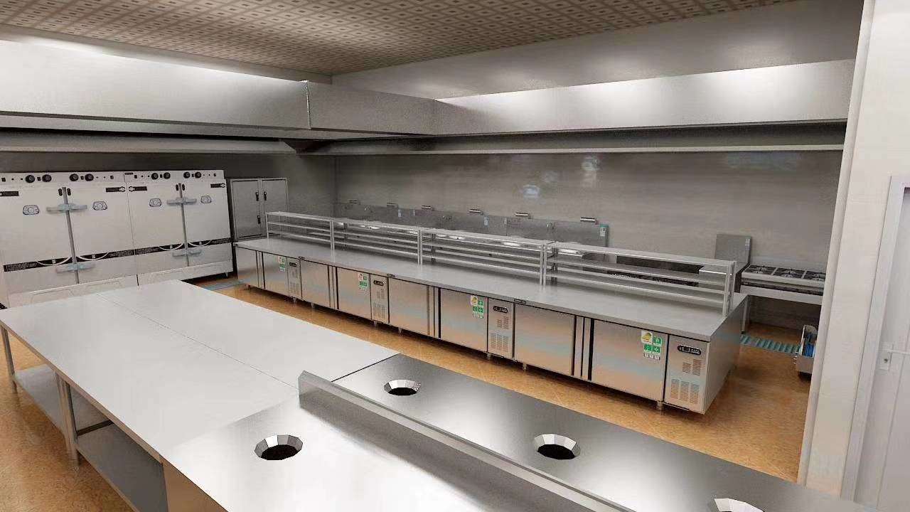 鑫順昌廚房設備廠家分享：外面的商用廚房設備有哪些設備？