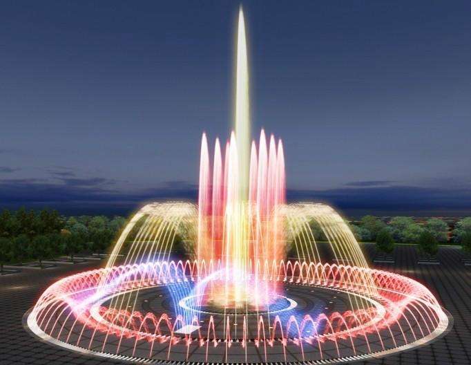 音乐喷泉里的灯光有哪些独到之处？