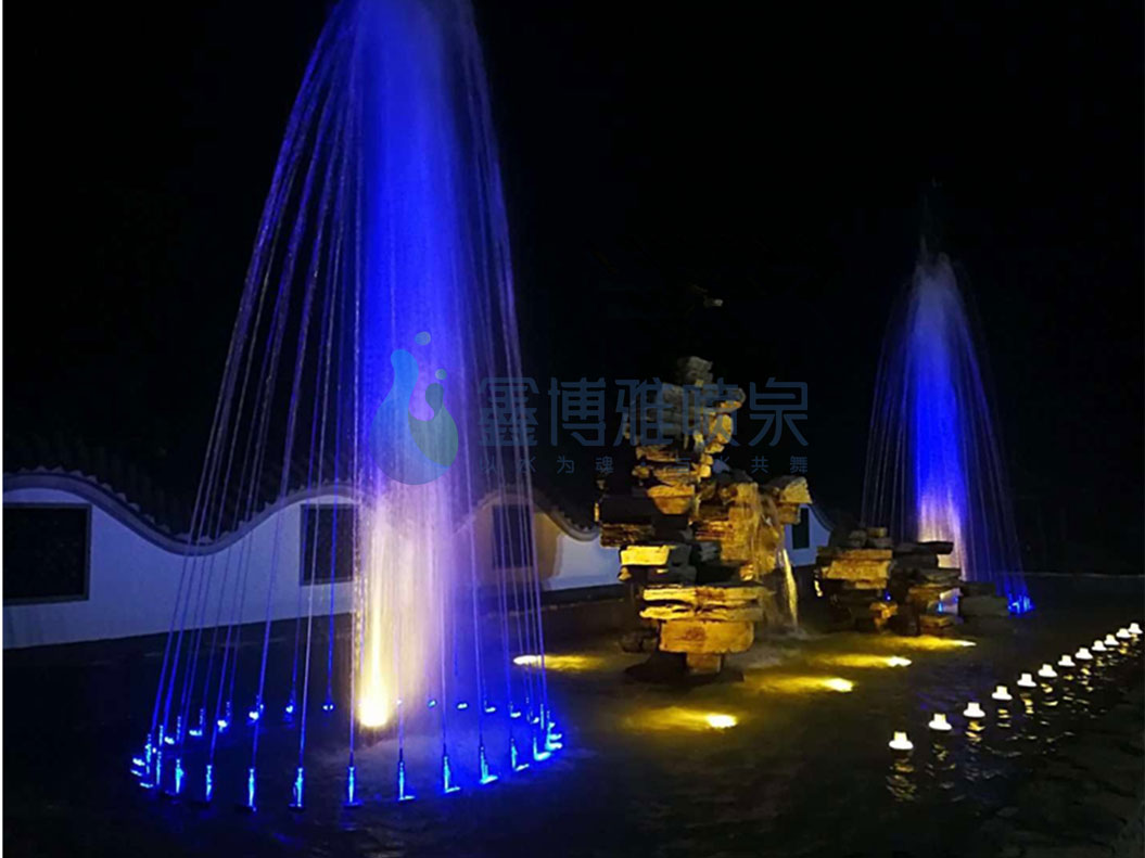 崇州文井乡生态公园喷泉