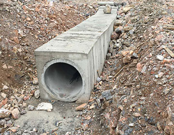 水泥管常用填埋方法
