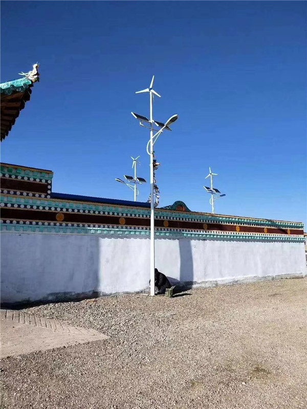 陜西咸陽長武6米太陽能路燈