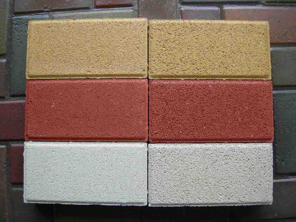 彩色路面防滑砖——汉川华宇彩色透水砖